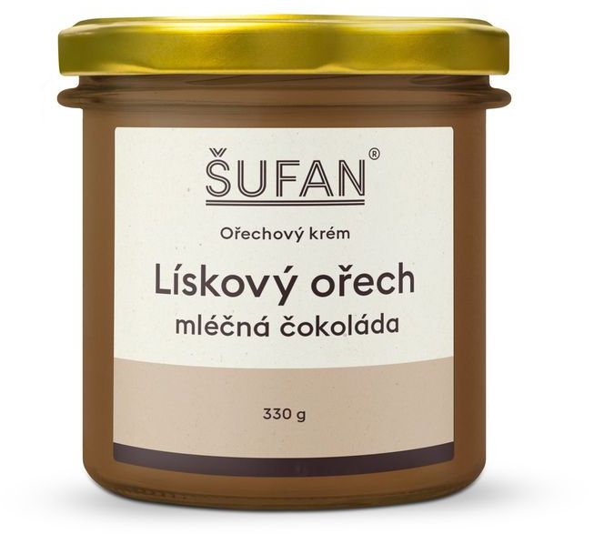 Šufan Lieskovo-čokoládové maslo s mliečnou čokoládou – 330 g