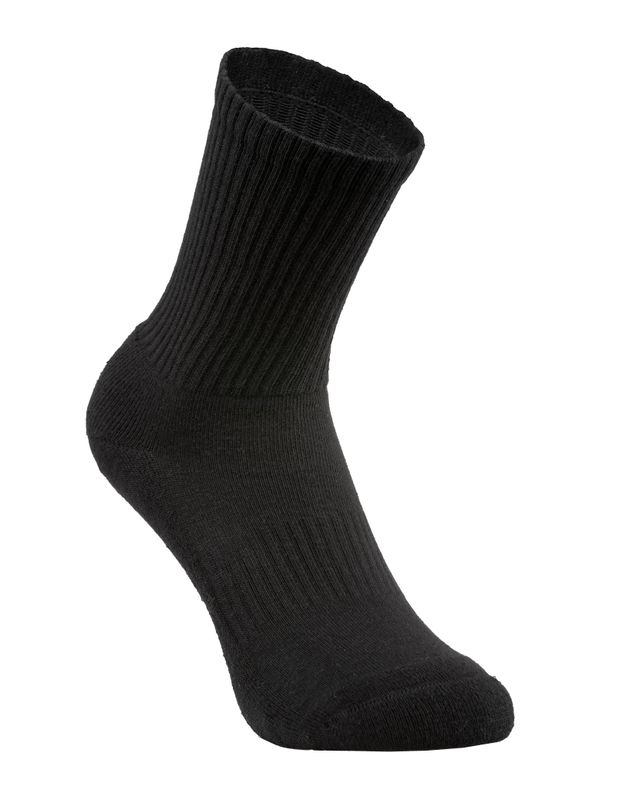 Vilgain Light Organic Crew Socks – 43 - 46 3 páry black