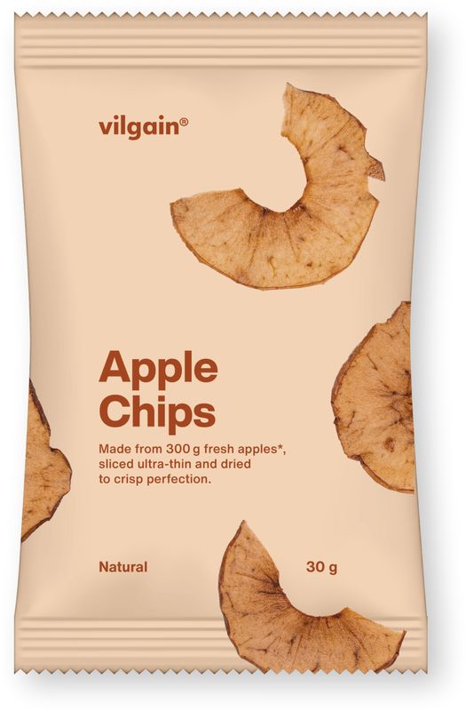 Vilgain Jablečné chipsy –  3× natural 30 g