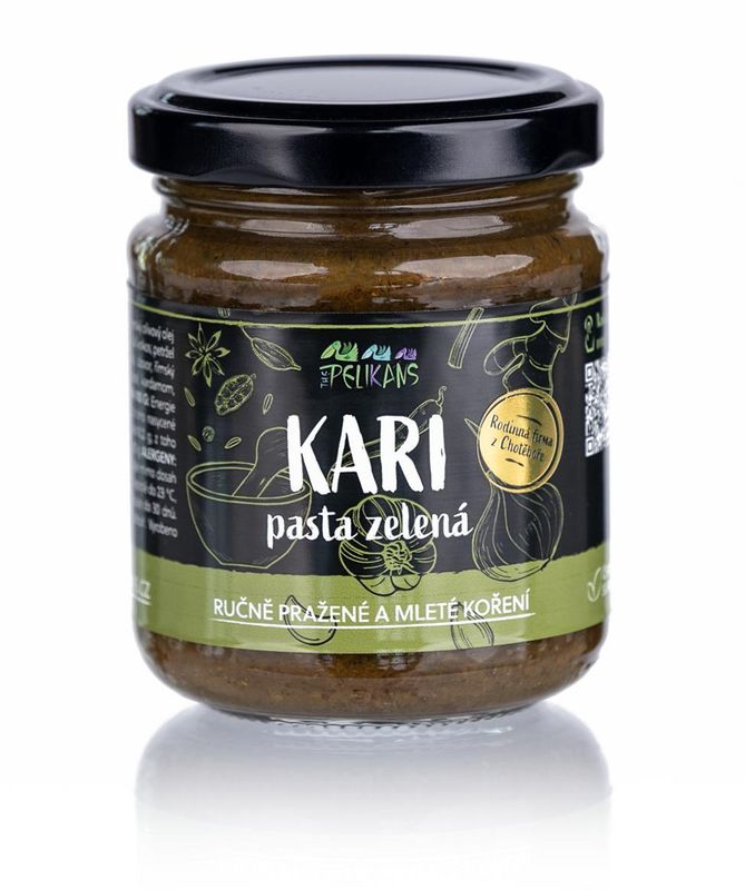 The Pelikans Kari pasta – zelená 100 g