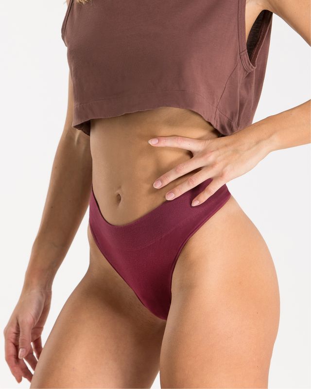 Vilgain Workout Thong M/L wine Obrázek