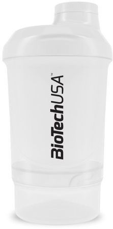 BioTech USA Shaker Nano – čirá 300 + 150 ml