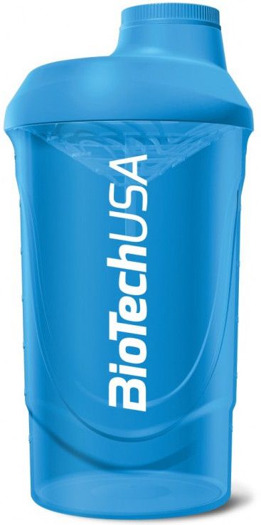 BioTech USA shaker Wave – modrá 600 ml