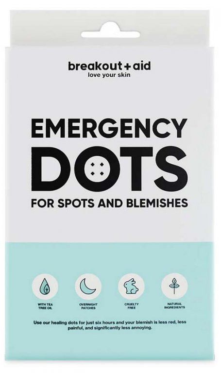 Breakout+aid Náplasti na lokální ošetření akné – s tea tree 72 kusů