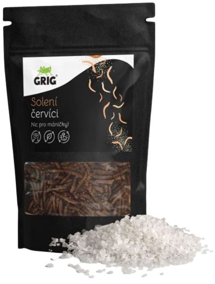 GRIG Sušené červíky – soľ 20 g