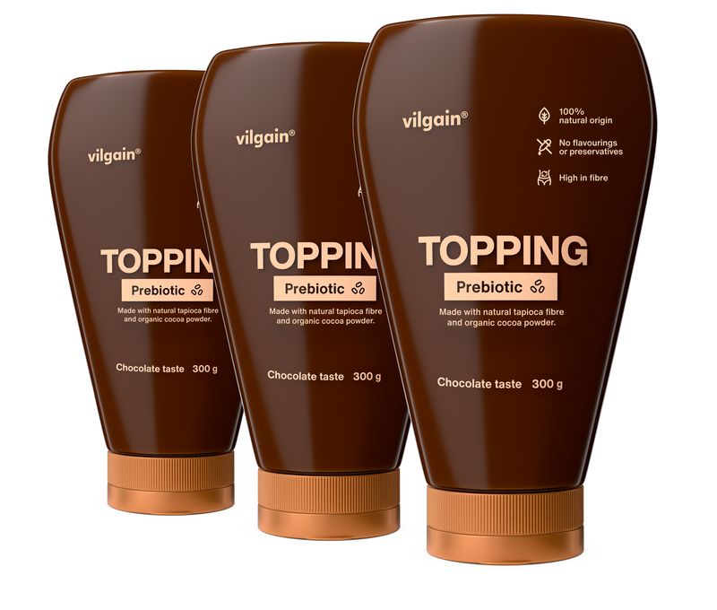 Vilgain Prebiotic Topping – 3× čokoláda 300 g