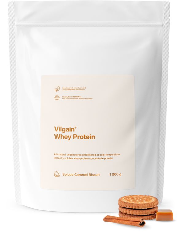 Vilgain Whey Protein karamelová sušenka 1000 g Obrázek