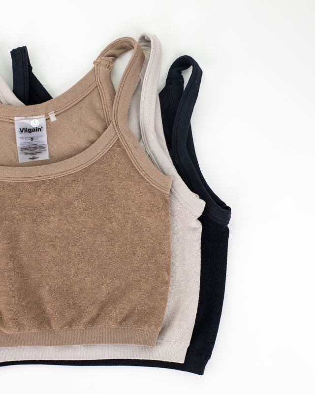 Vilgain Modal Terry Crop Tank Top M cocoa Obrázek