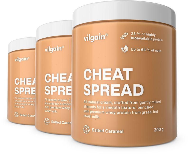 Vilgain Cheat Spread – 3× slaný karamel 300 g