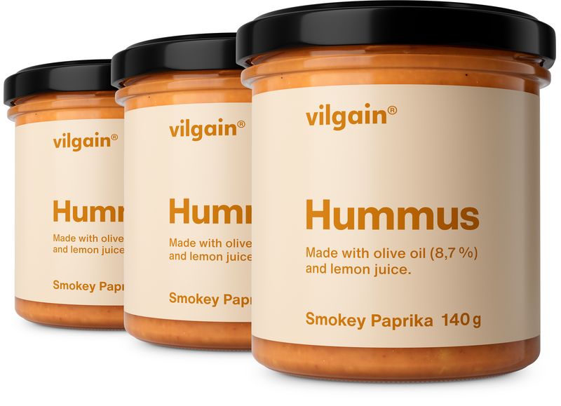 Vilgain Hummus –  3× uzená paprika 140 g