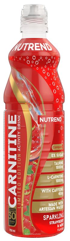 Nutrend Carnitine Activity Drink With Caffeine – Eper/menta 750 ml