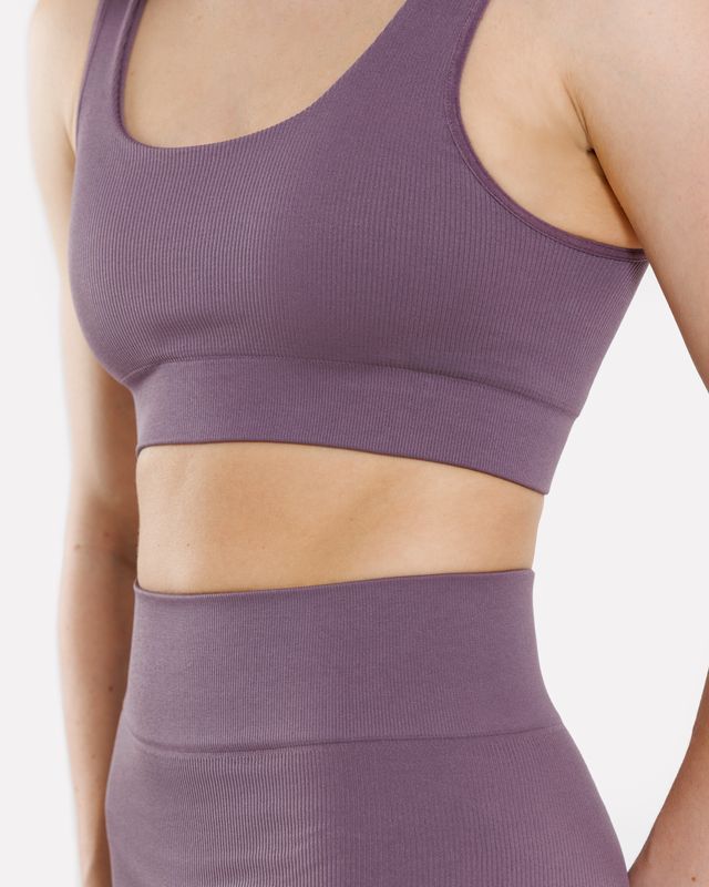 Vilgain Seamless Ribbed Bra XS/S plum Obrázek