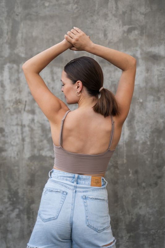Vilgain Cotton Bralette II L fossil Obrázek