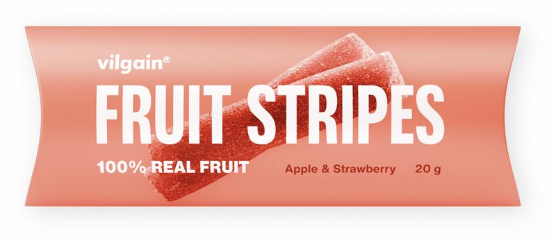 Vilgain Fruit Stripes Jablko a jahoda 20 g