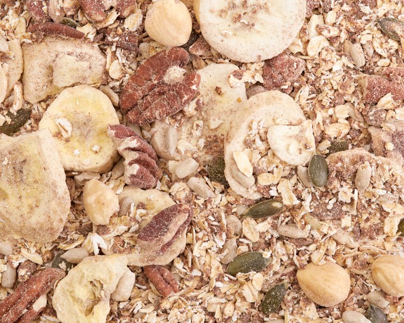 Vilgain Pečené muesli banán, kakao & skořice 600 g Obrázek