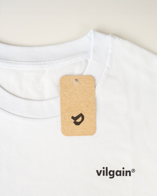 Vilgain Logotype Badge Tee L White Obrázek