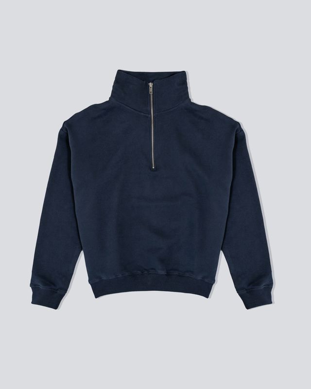 Vilgain Cotton Half Zip Hoodie – M Storm