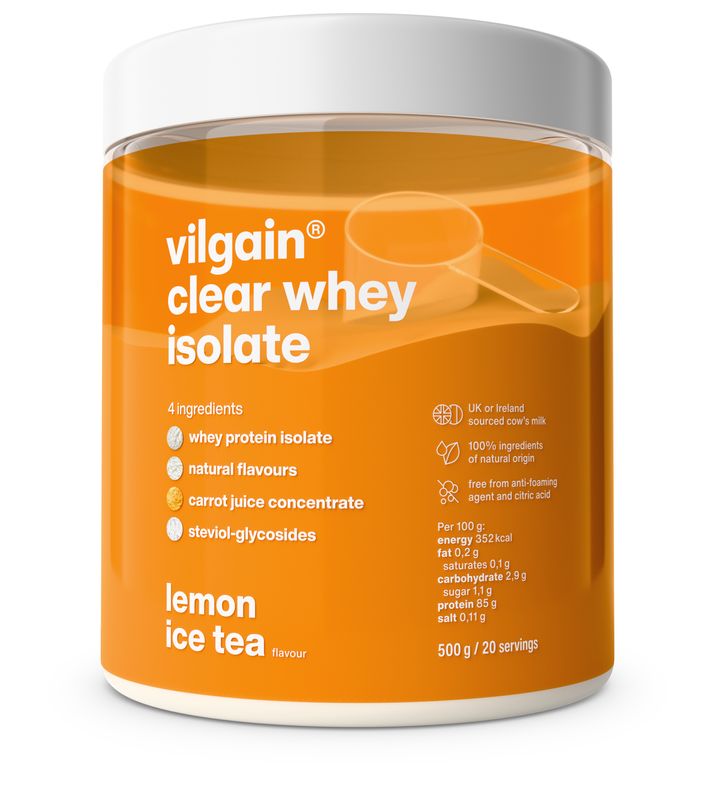 Vilgain Clear Whey Isolate – Lemon ice tea 500 g