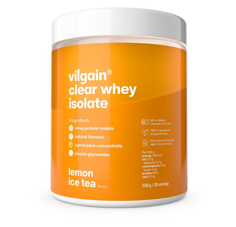 Vilgain Clear Whey Isolate – Lemon ice tea 500 g