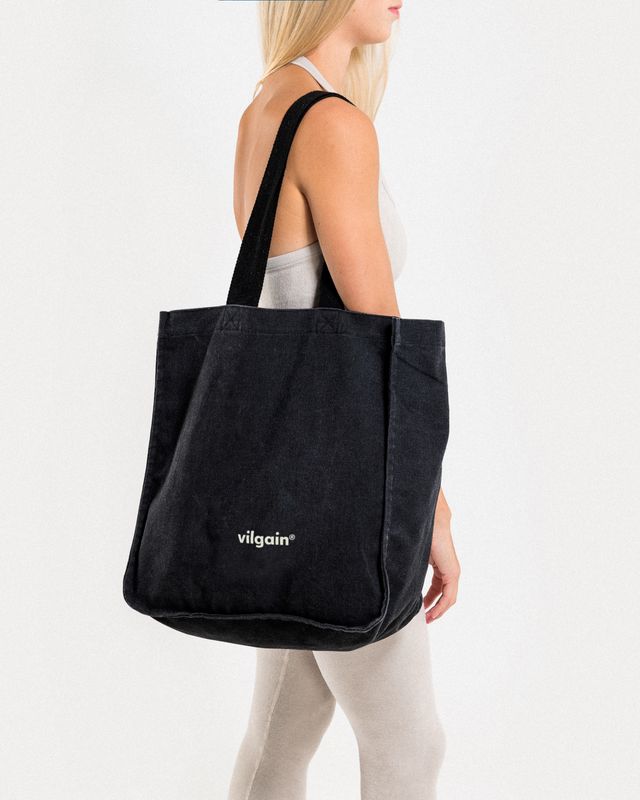 Vilgain Bavlněná taška vintage black 25 l Obrázek