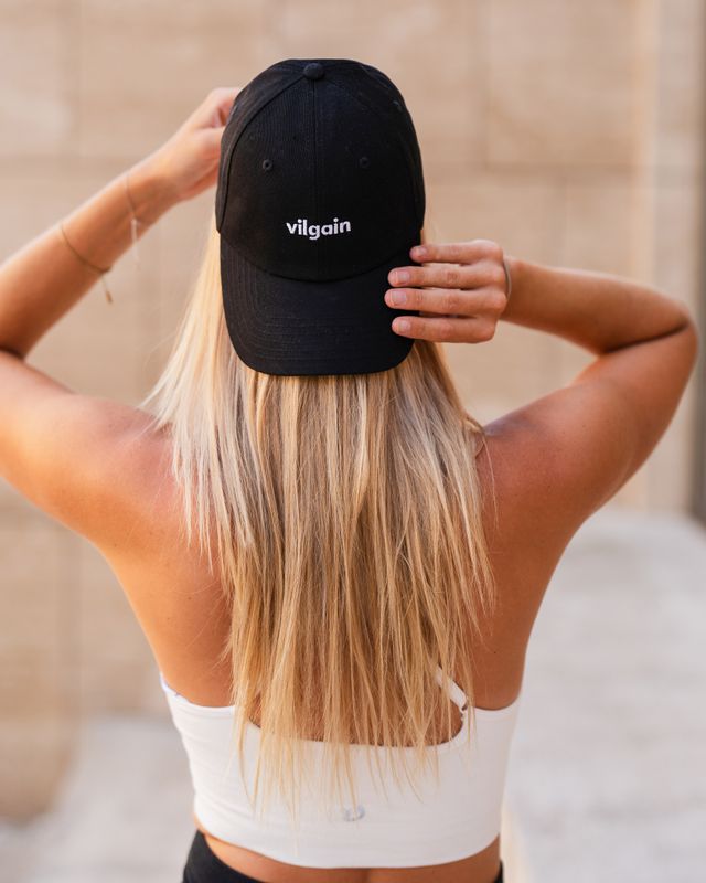 Vilgain Logotype Cap L/XL black Obrázek