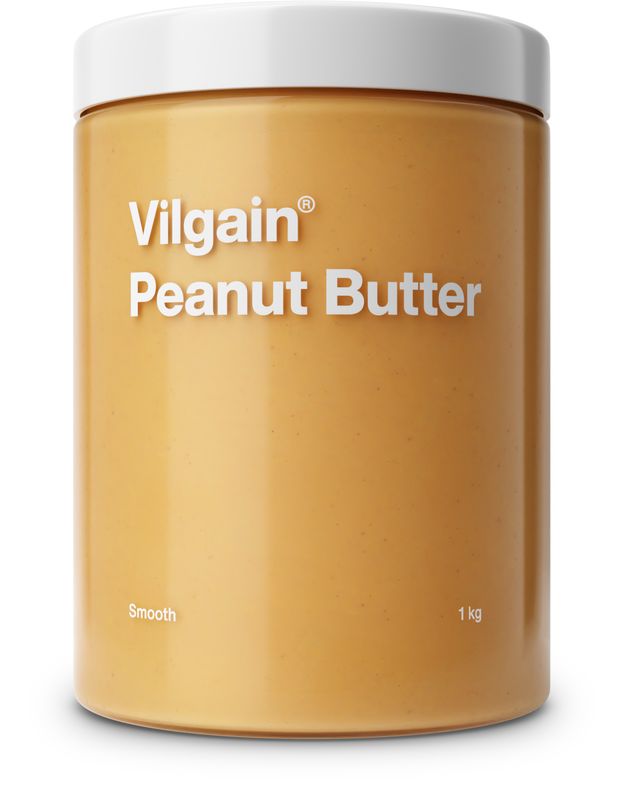 Vilgain Arašídové máslo BIO jemné arašídy 1000 g Obrázek