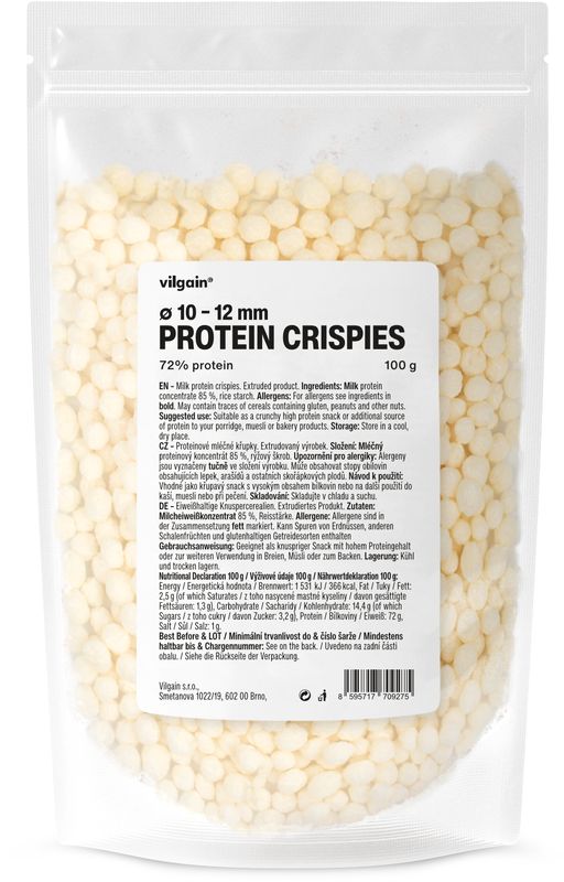 Vilgain Protein Crispies XL – ízesítés nélkül 100 g akciós termékkép 1