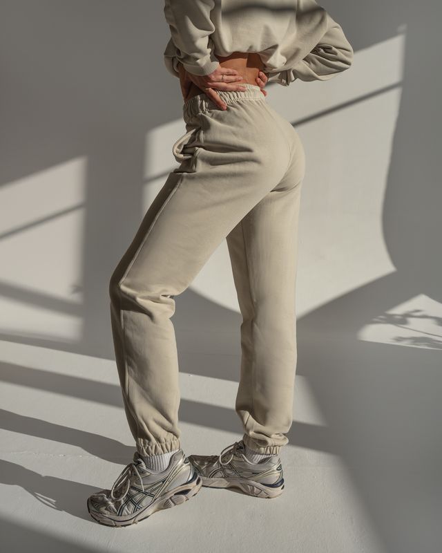 Vilgain Cotton Sweat Pants – M Stone Obrázek