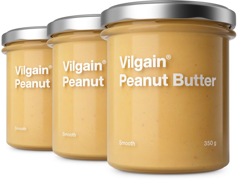 Vilgain Arašídové máslo BIO – 3× jemné arašídy 350 g