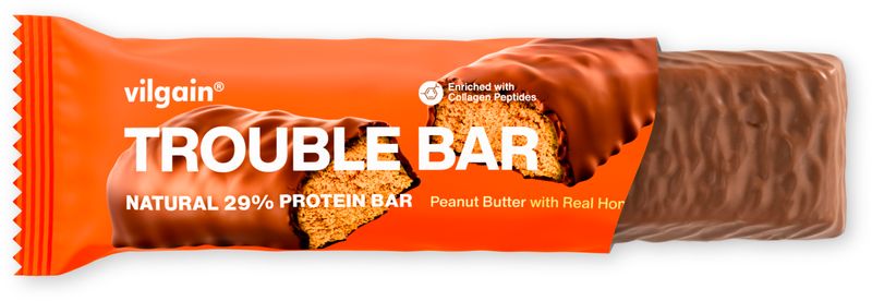 Vilgain Trouble Protein Bar – Čokošík s arašidovým maslom 55 g Obrázek
