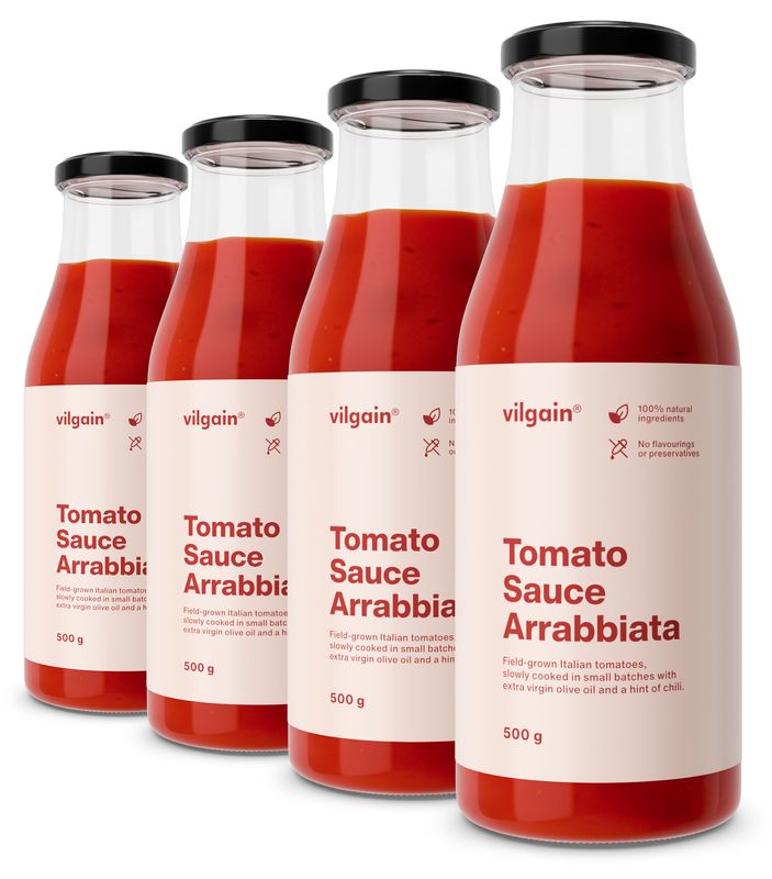 Vilgain Paradajková omáčka –  6× Arrabbiata 500 g Obrázek