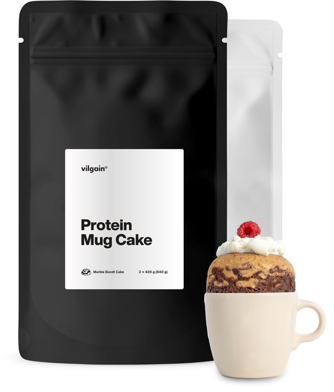 Vilgain Protein Mug Cake Mix – Márványtorta 840 g (2 x 420 g) akciós termékkép 1