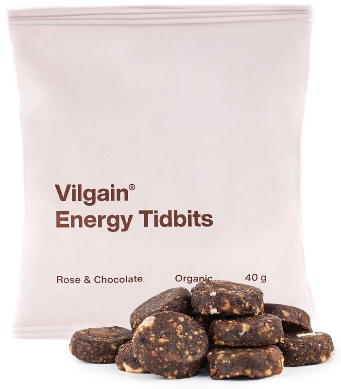 Vilgain Energy Tidbits BIO –  8× růže a čokoláda 40 g