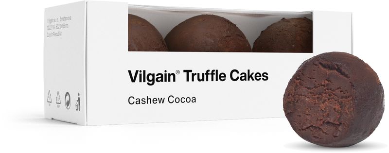 Vilgain Truffle Cakes BIO kešu a kakao 45 g (3 x 15 g) Obrázek