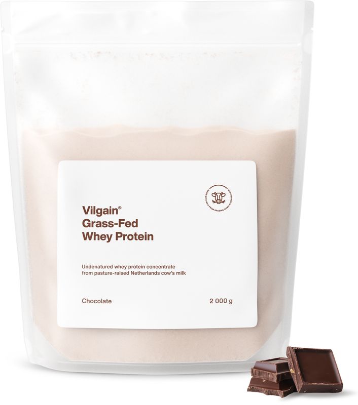 Vilgain Grass-Fed Whey Protein čokoláda 2000 g Obrázek