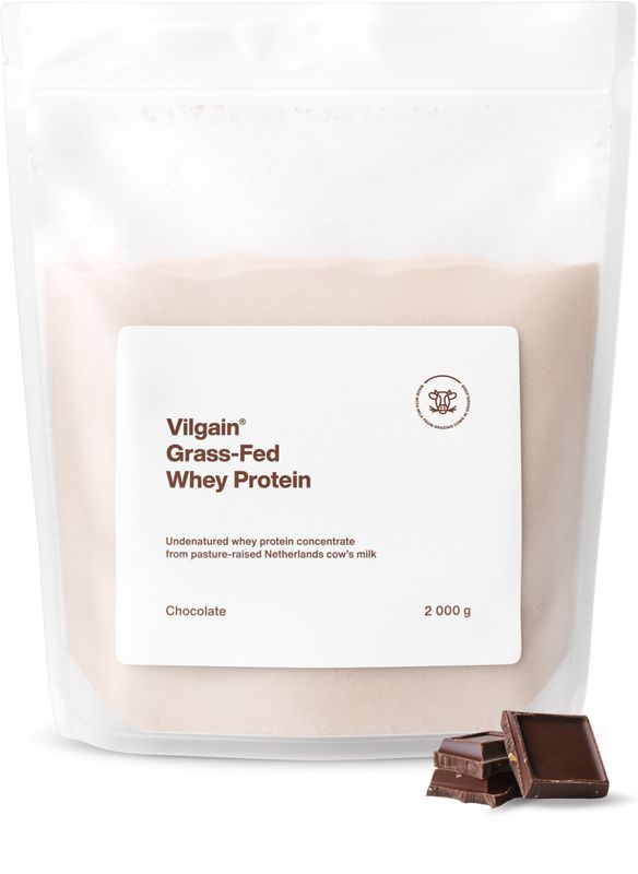 Vilgain Grass-Fed Whey Protein čokoláda 2000 g Obrázek