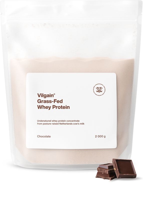 Vilgain Grass-Fed Whey Protein čokoláda 2000 g Obrázek