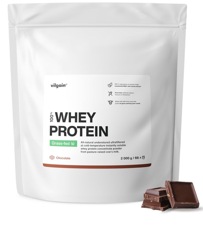 Vilgain Grass-Fed Whey Protein čokoláda 2000 g Obrázek