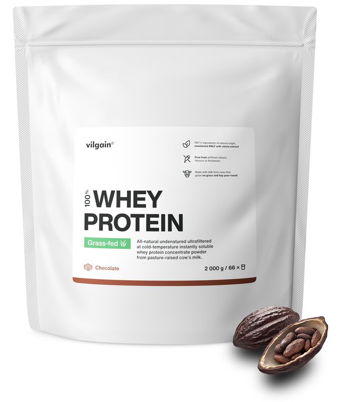 Vilgain Grass-Fed Whey Protein čokoláda 2000 g Obrázek