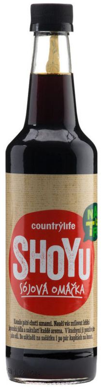 Levně Country Life Shoyu sójová omáčka – 500 ml