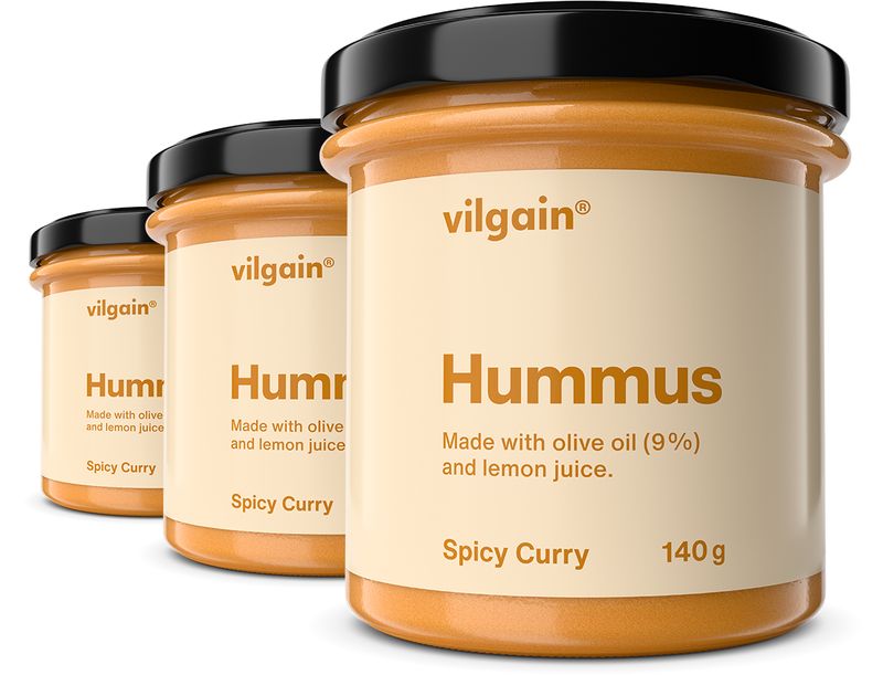 Vilgain Humus –  3× kari 140 g Obrázek