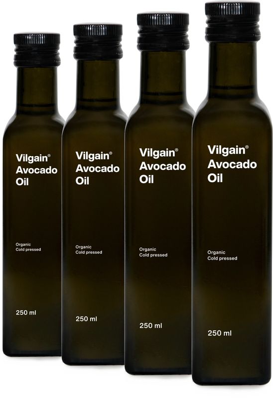 Vilgain Avokádový olej BIO –  4× 250 ml