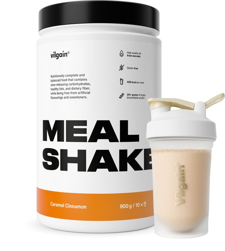 Vilgain Meal Shake Karamel se skořicí 900 g Obrázek