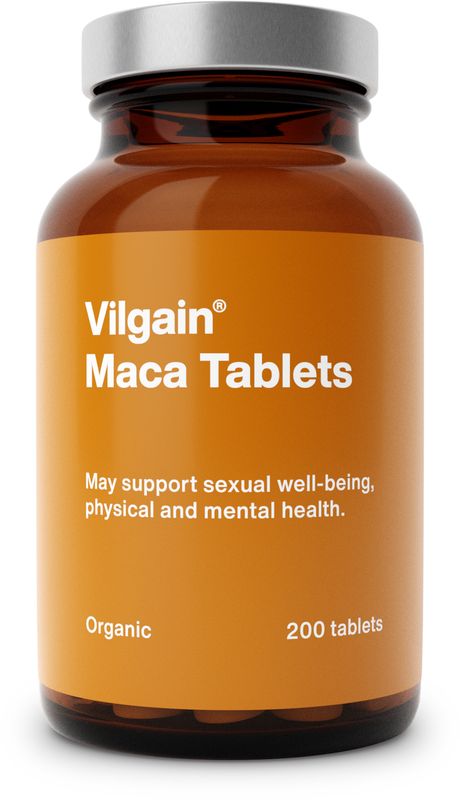 Vilgain Maca 500 mg BIO 200 tablet Obrázek