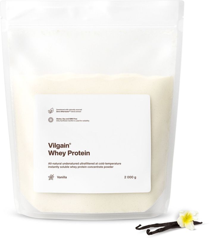 Vilgain Whey Protein vanilka 2000 g Obrázek