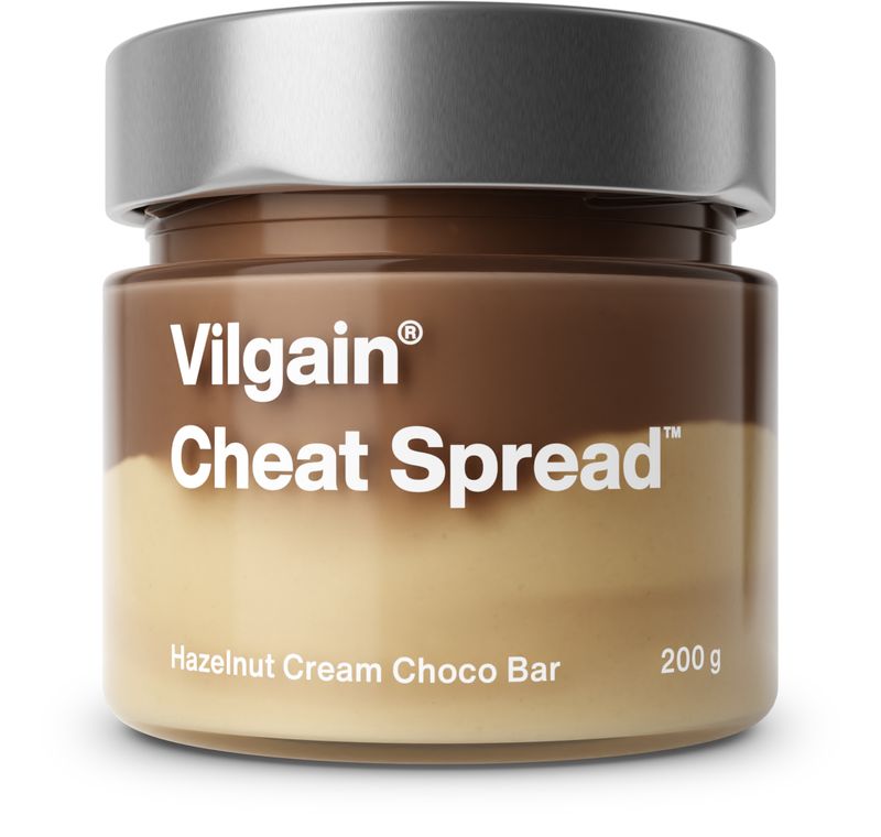 Vilgain Cheat Spread Lískooříškový krém s čokoládou 200 g Obrázek