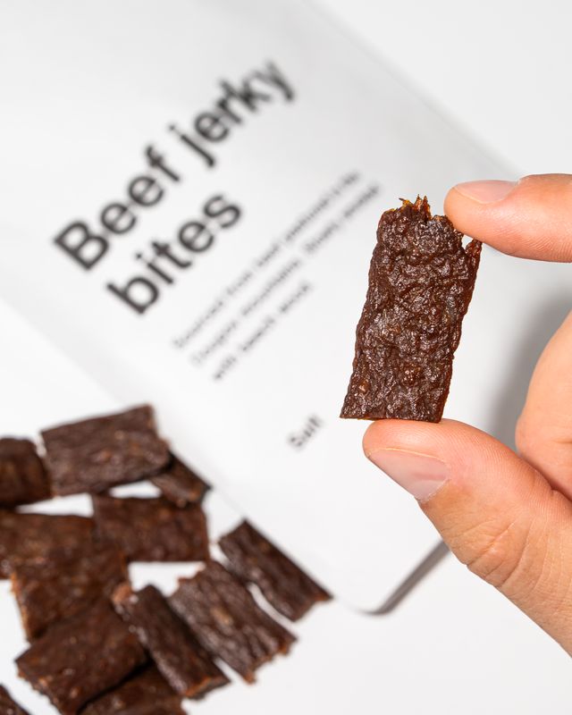 Vilgain Hovězí jerky bites sůl 50 g Obrázek