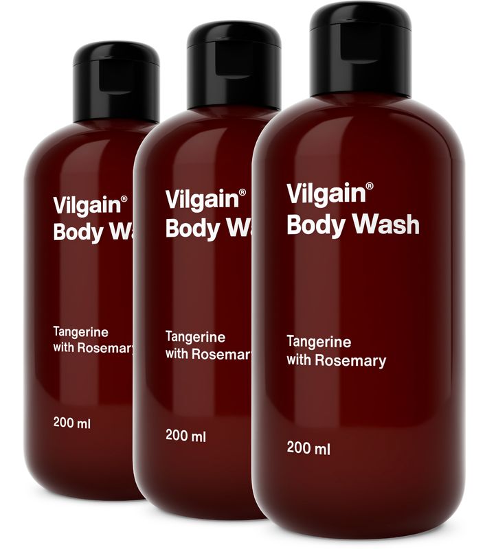 Vilgain Sprchový gél –  3× mandarínka s rozmarínom 200 ml