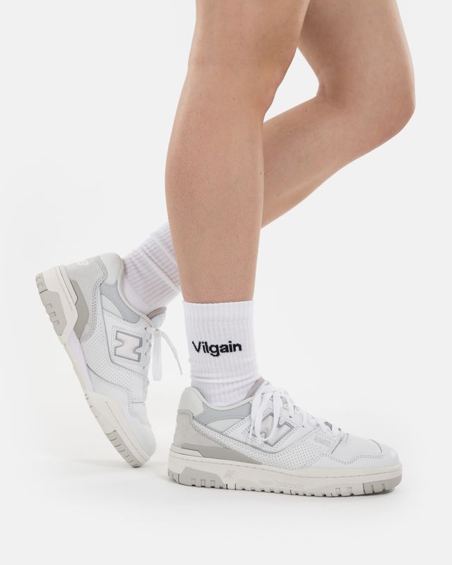 Vilgain Logotype Crew Socks 35 - 38 1 pár white Obrázek