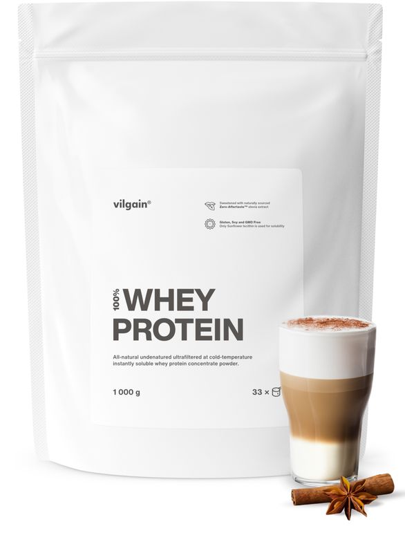 Vilgain Whey Protein chai latté 1000 g Obrázek